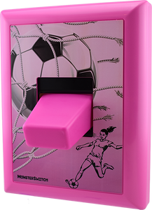 Soccer Cover Plate-Pink