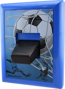 Soccer Cover Plate-Blue