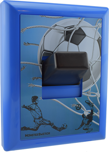 Soccer Cover Plate-Blue