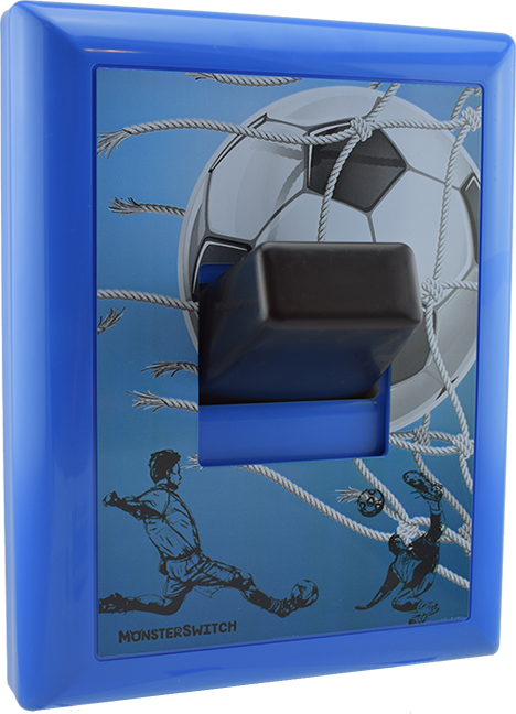 Soccer Cover Plate-Blue