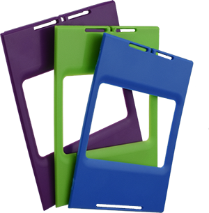 Purple/Green/Blue<br>Triple Trim Pack